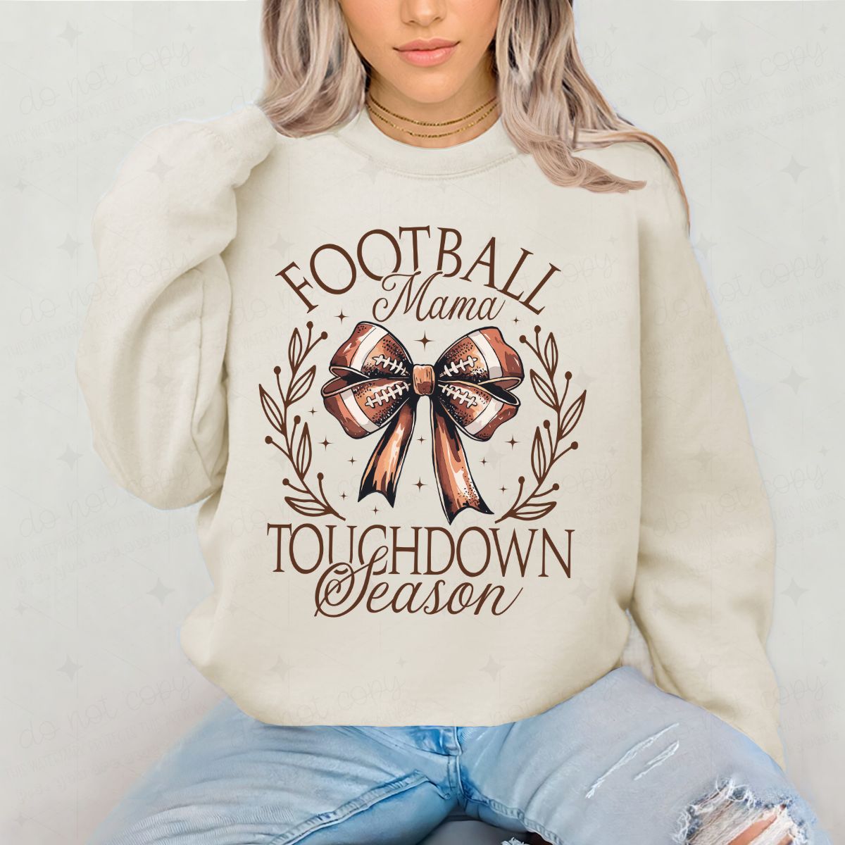 COQUETTE FOOTBALL MAMA - DTF TRANSFER