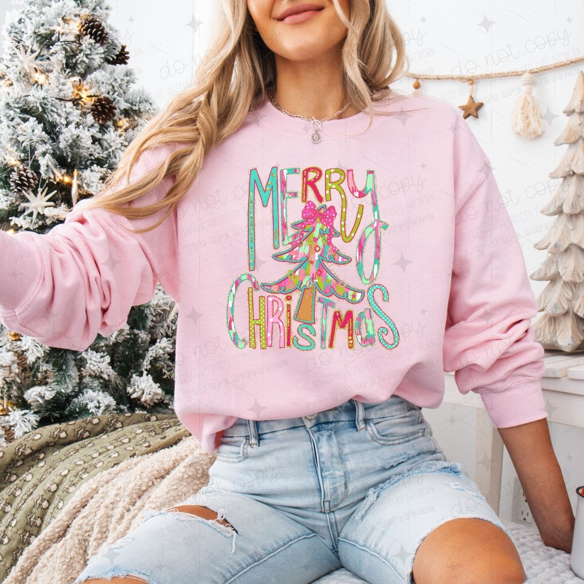 MERRY CHRISTMAS - DTF TRANSFER