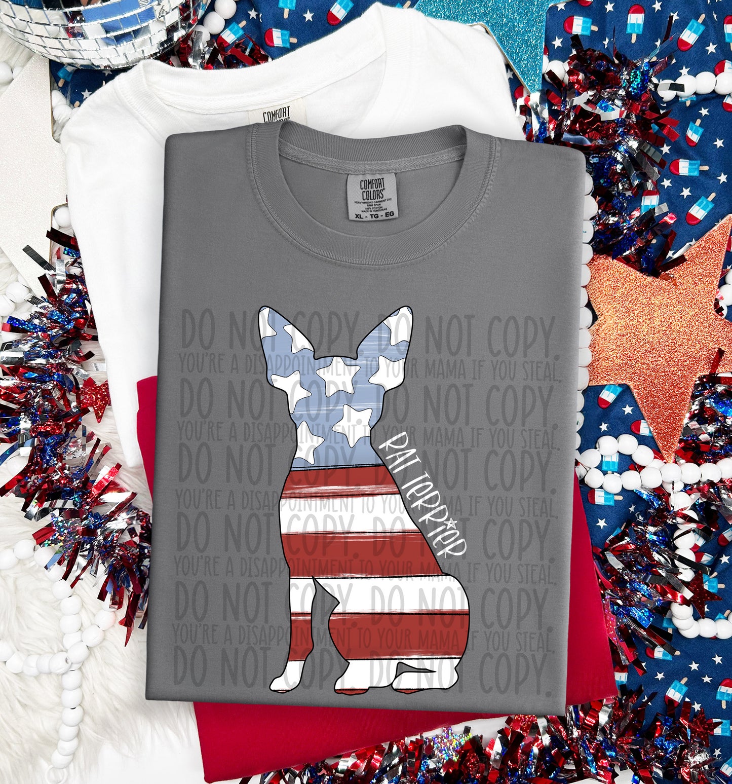 PATRIOTIC DOGS - DTF TRANSFER