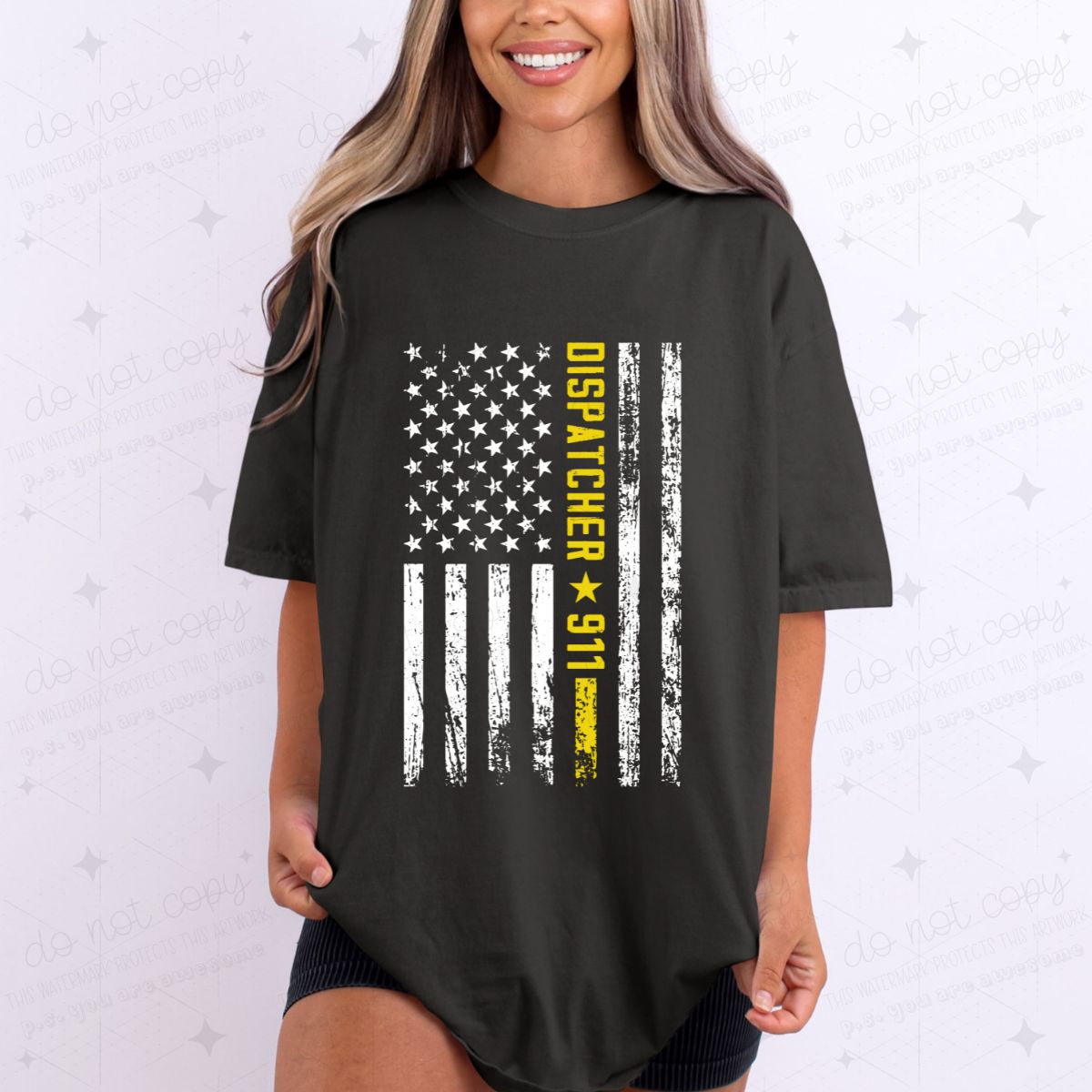 DISPATCHER 911 - DTF TRANSFER