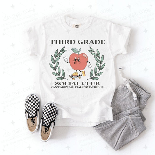 THIRD GRADE SOCIAL CLUB - DTF TRANSFER