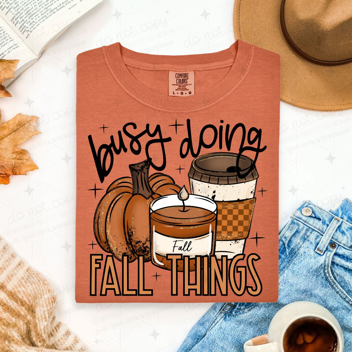 BUSY DOING FALL THINGS - DTF TRANSFER
