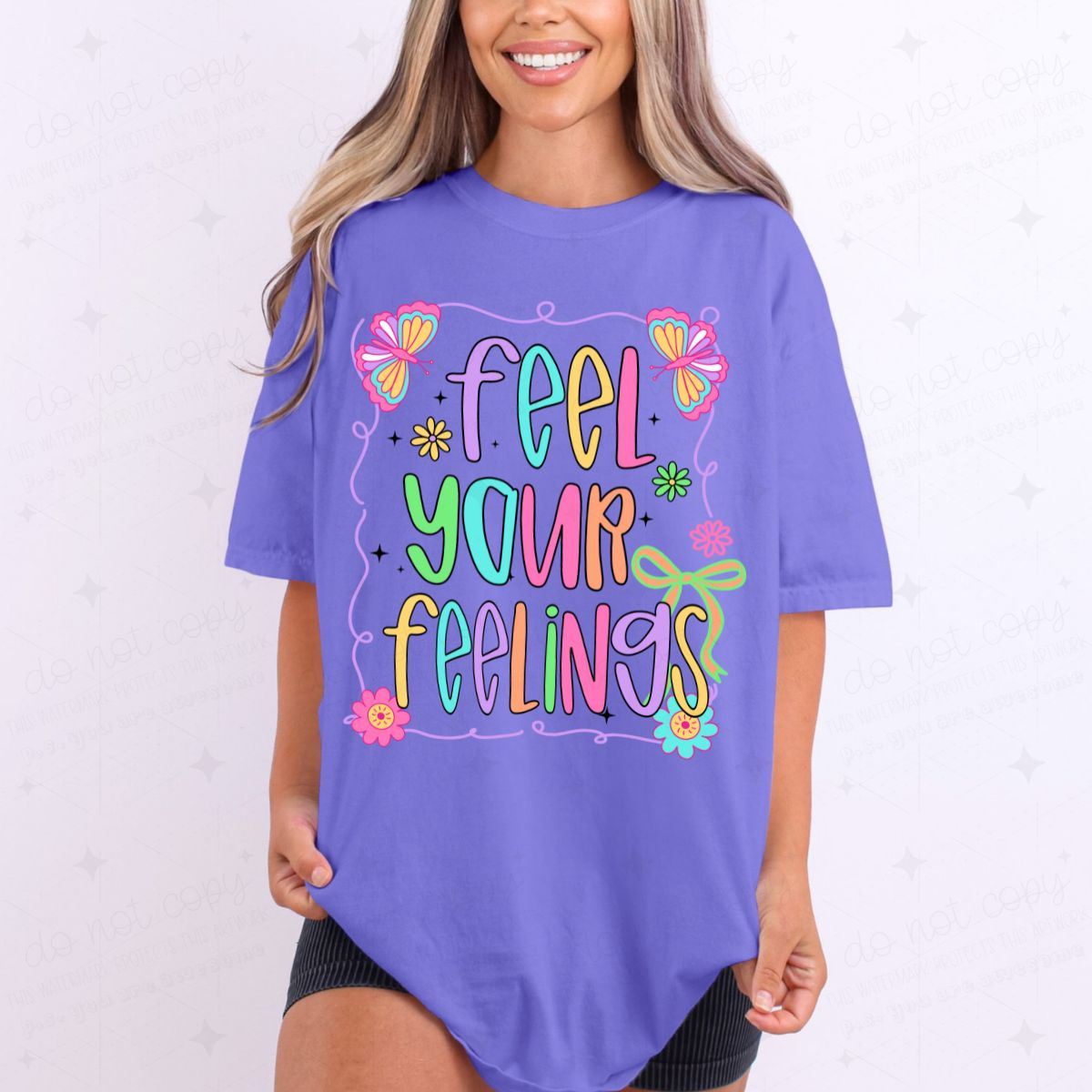 COQUETTE FEEL YOUR FEELINGS - DTF TRANSFER