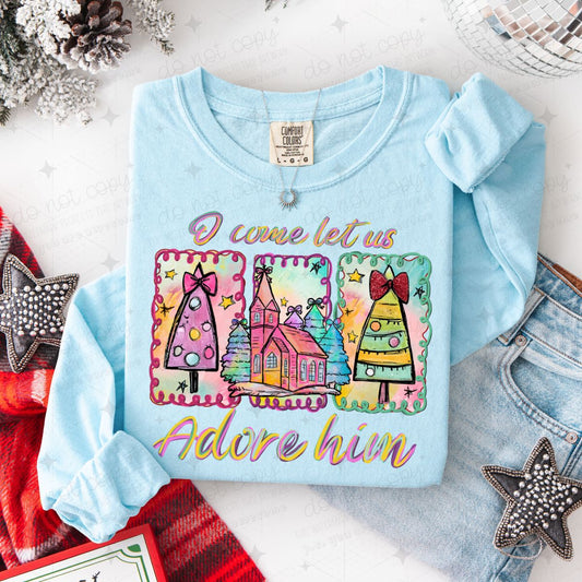 COQUETTE O COME LET US ADORE HIM - DTF TRANSFER