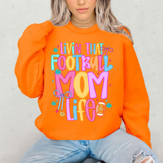 COQUETTE LIVIN' THAT FOOTBALL MOM LIFE - DTF TRANSFER