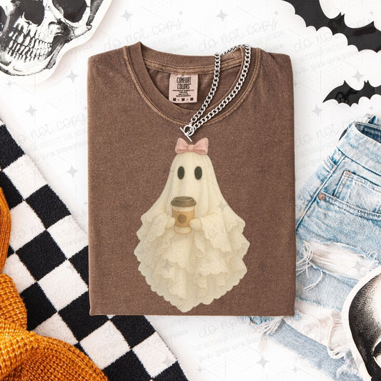 COQUETTE COFFEE GHOST - DTF TRANSFER