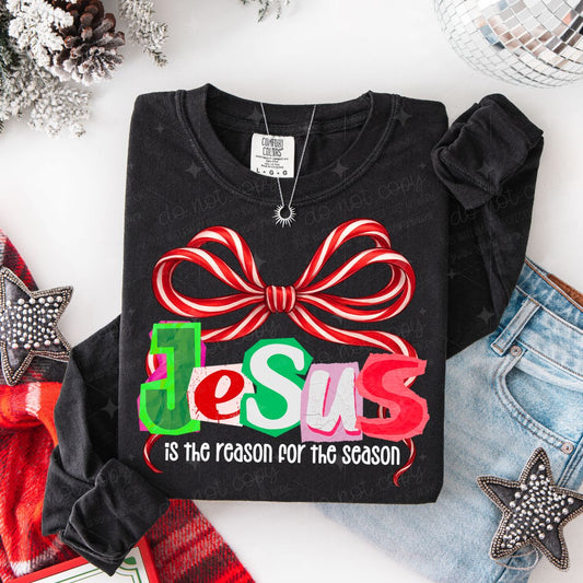 COQUETTE JESUS IS THE REASON FOR THE SEASON - DTF TRANSFER