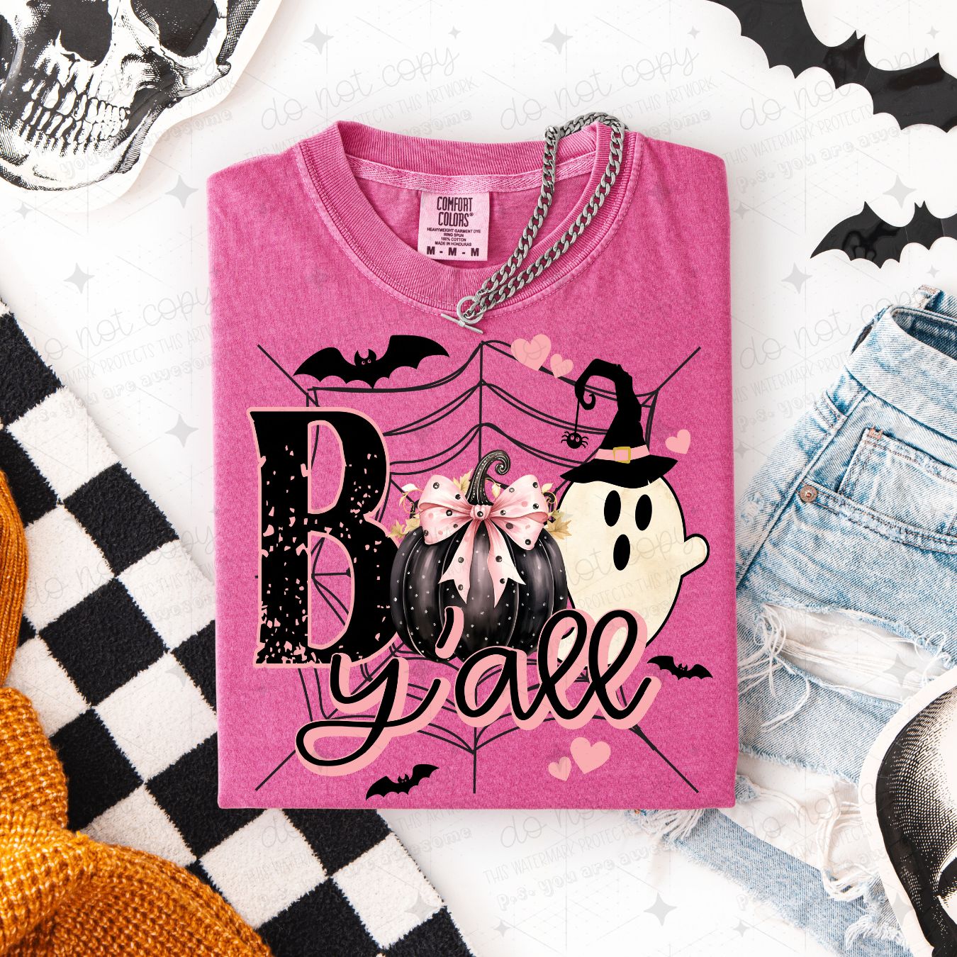 COQUETTE BOO Y'ALL - DTF TRANSFER