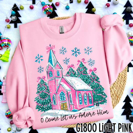 O COME LET US ADORE HIM - DTF TRANSFER