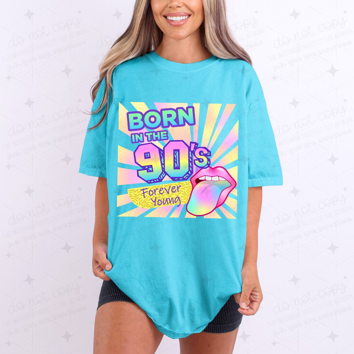 BORN IN THE 90'S - DTF TRANSFER
