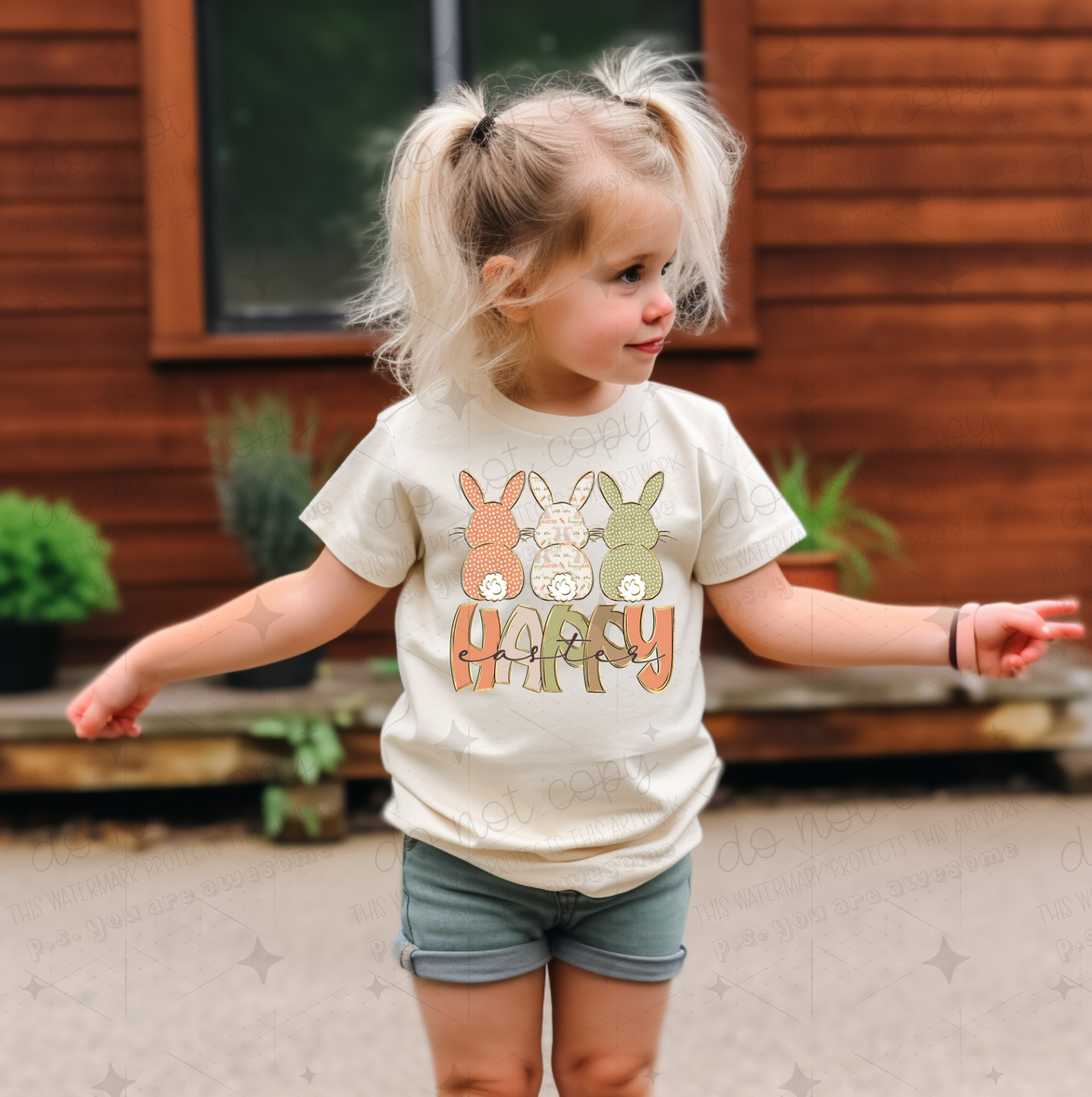 HAPPY EASTER - DTF TRANSFER