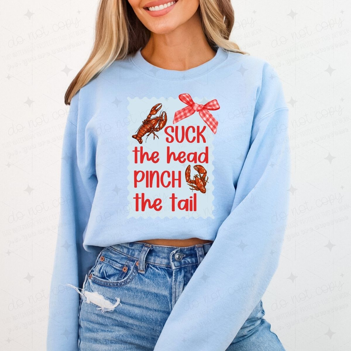 COQUETTE SUCK THE HEAD PINCH THE TAIL - DTF TRANSFER