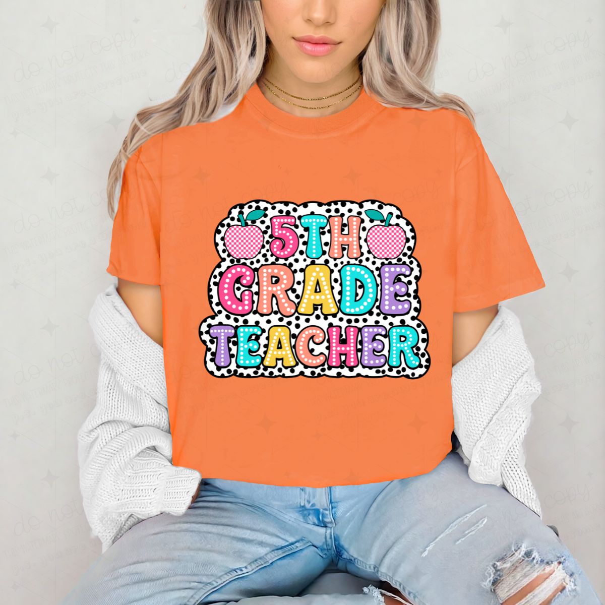 5TH GRADE TEACHER - DTF TRANSFER