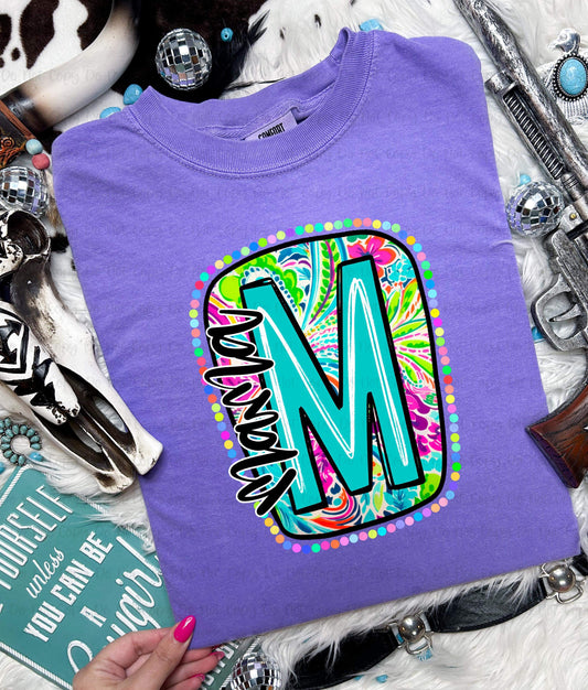 MAMA M BRIGHT PAISLEY - DTF TRANSFER