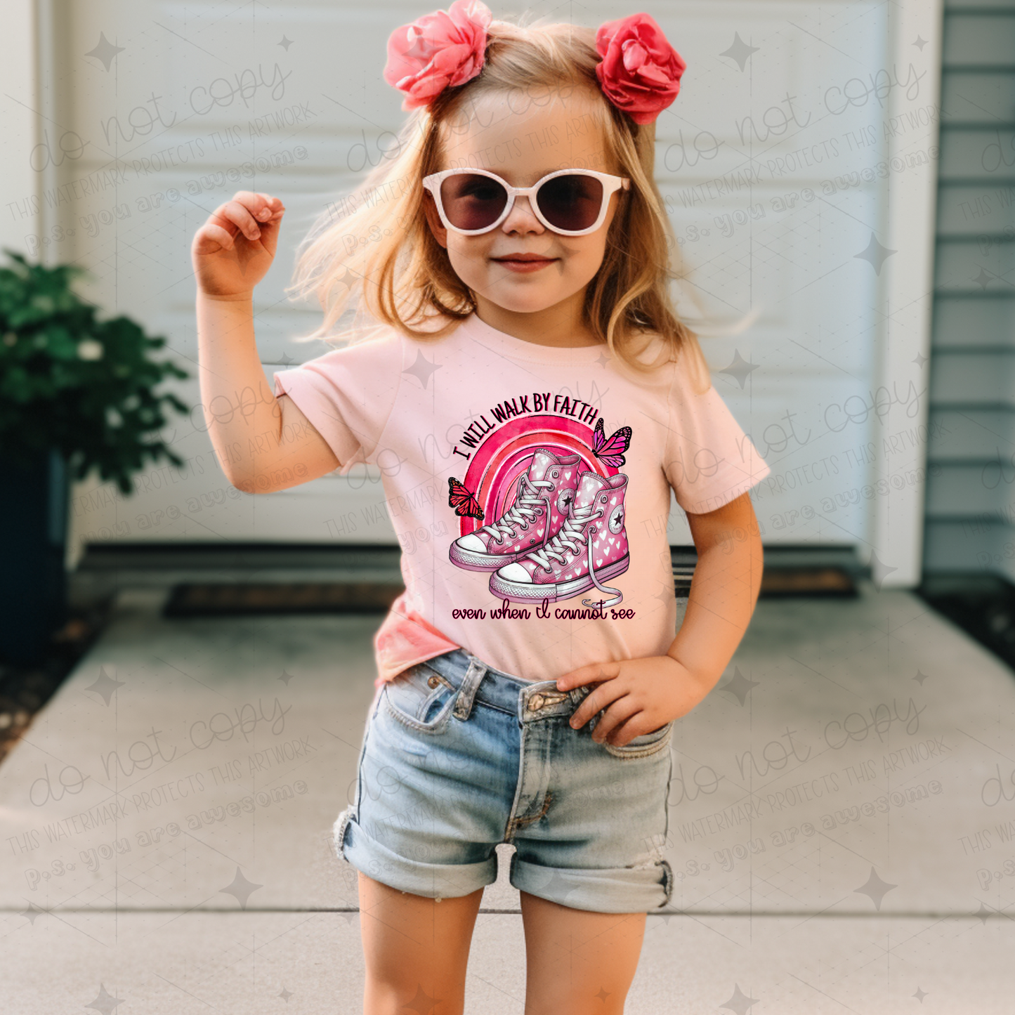 I WILL WALK BY FAITH - DTF TRANSFER