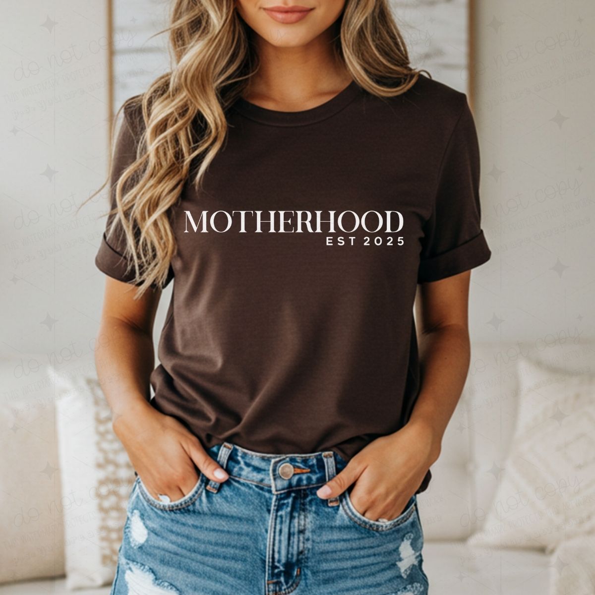 MOTHERHOOD EST 2025 - DTF TRANSFER