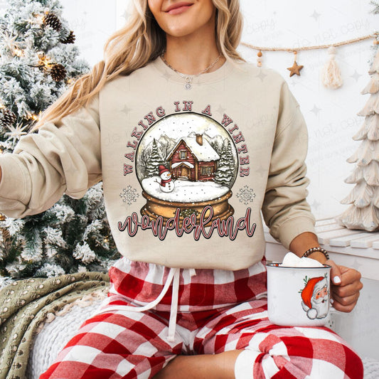 WALKING IN A WINTER WONDERLAND - DTF TRANSFER