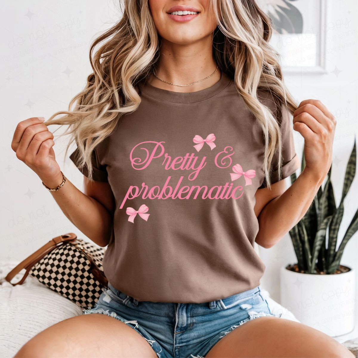 COQUETTE PRETTY & PROBLEMATIC - COMPLETED TEE