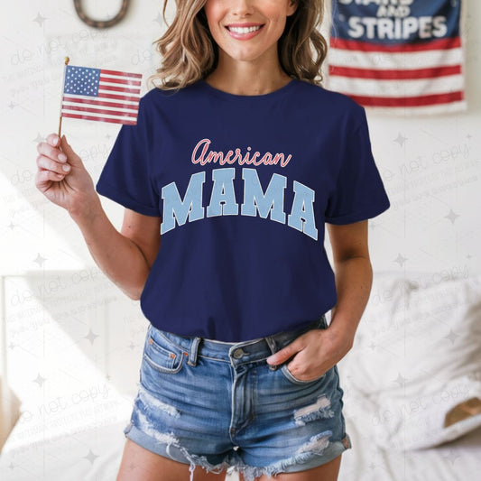 AMERICAN MAMA - DTF TRANSFER