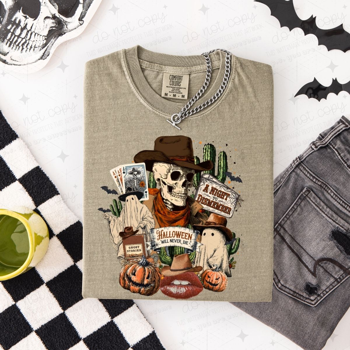 HALLOWEEN WILL NEVER DIE - DTF TRANSFER