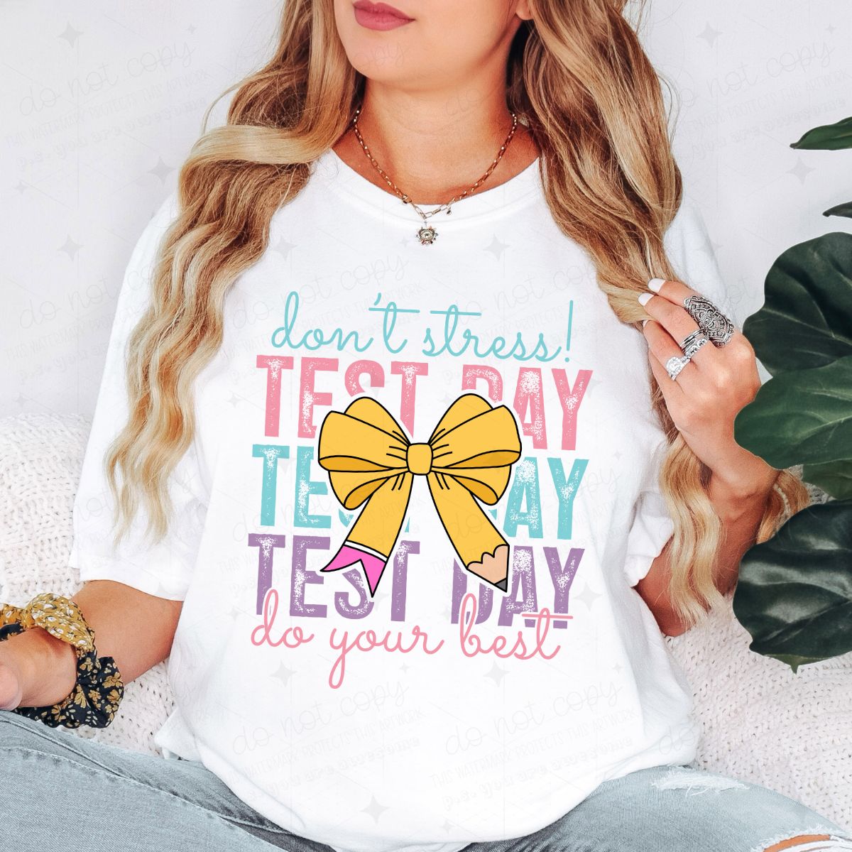 COQUETTE DON'T STRESS - DTF TRANSFER