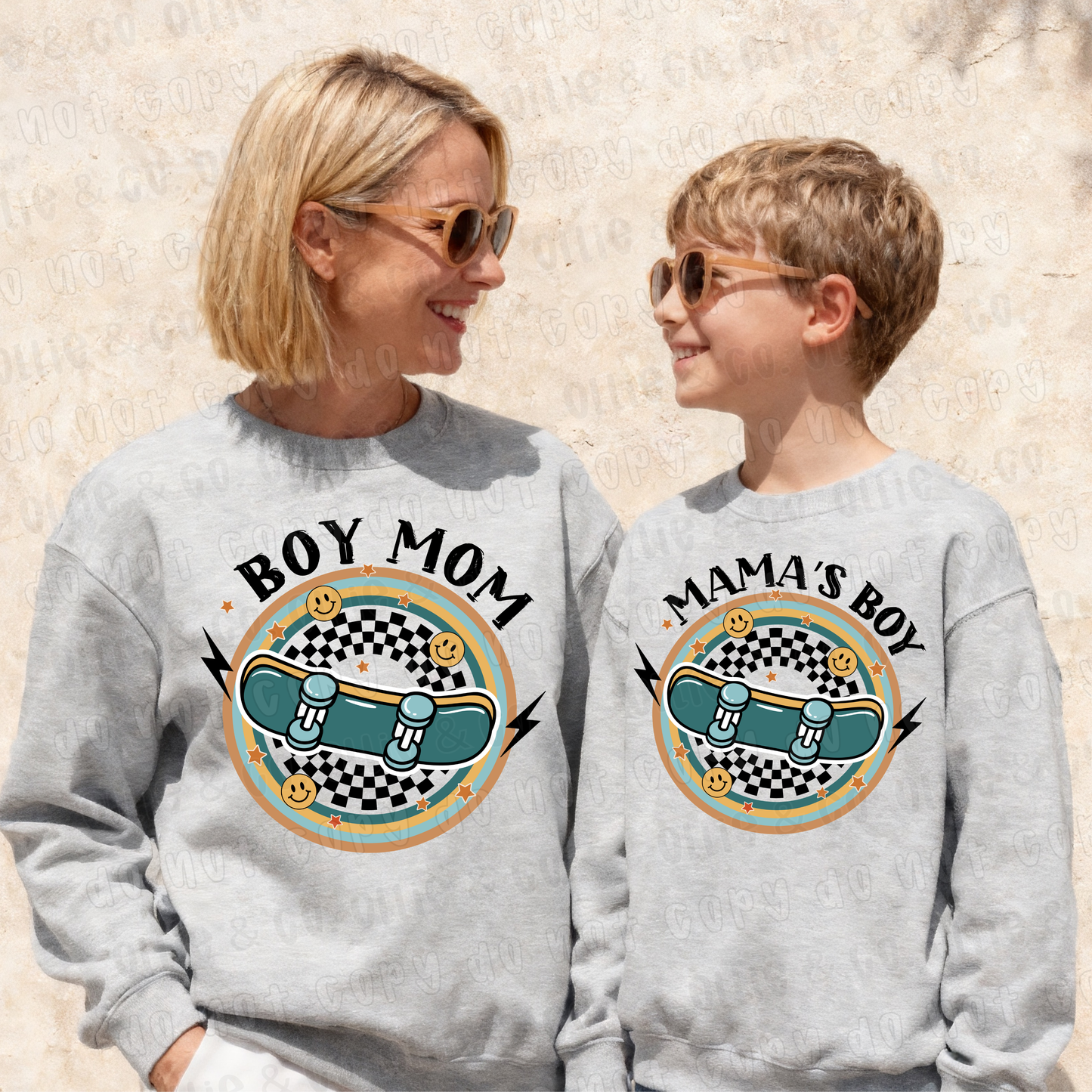 BOY MOM SKATEBOARD (BOY MOM ONLY) - DTF TRANSFER