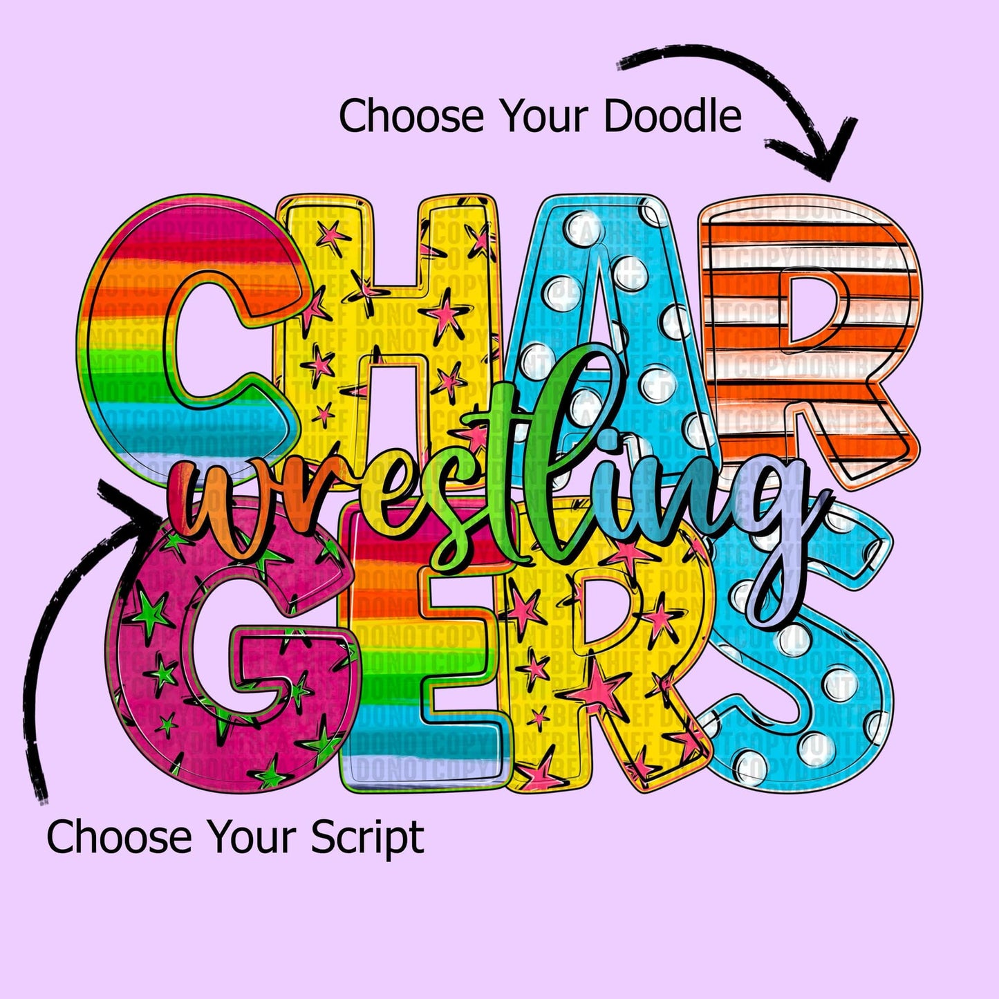 CHUNKY SUMMER NEON *OLLIE & CO. EXCLUSIVE* - CUSTOM TRANSFER