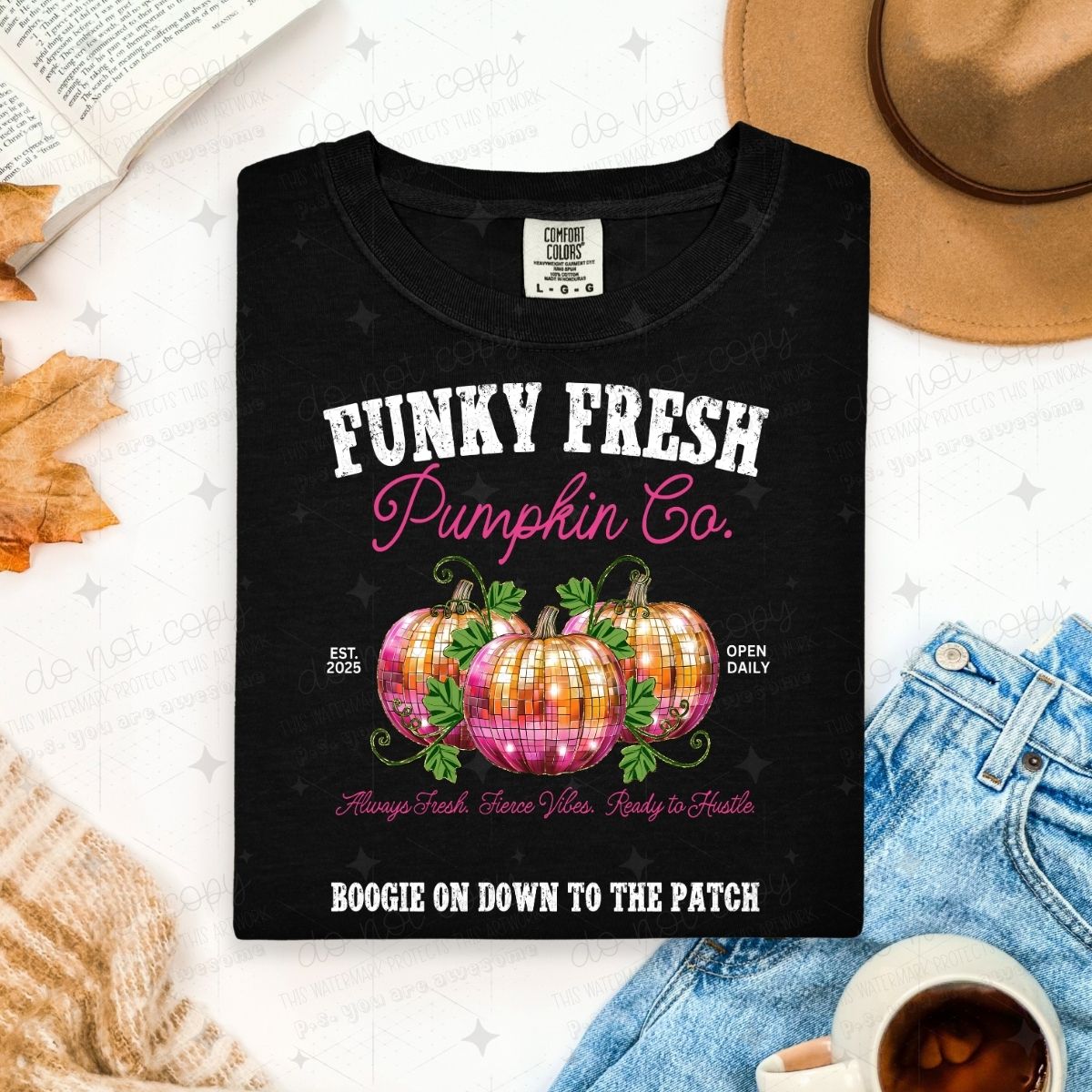 FUNKY FRESH PUMPKIN CO - DTF TRANSFER