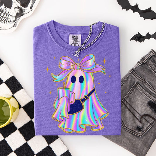 COQUETTE IRIDESCENT BOUJEE GHOST - DTF TRANSFER