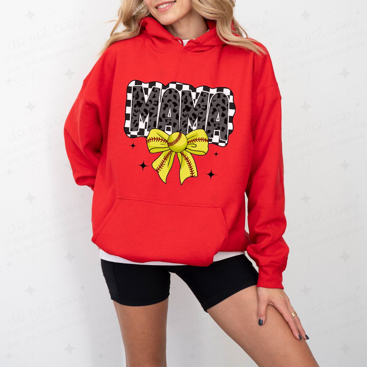 COQUETTE SOFTBALL MAMA - DTF TRANSFER