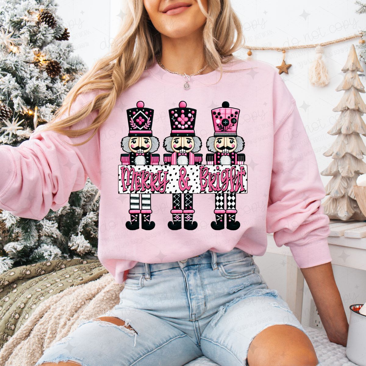 MERRY & BRIGHT NUTCRACKERS - DTF TRANSFER