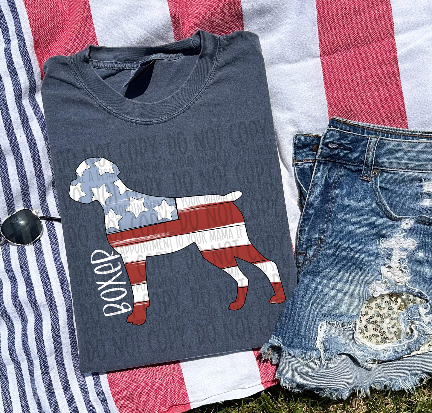 PATRIOTIC DOGS - DTF TRANSFER