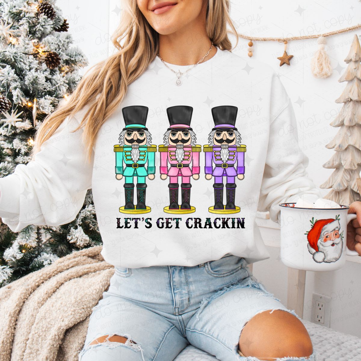 LET'S GET CRACKIN - DTF TRANSFER