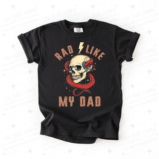 RAD LIKE MY DAD - DTF TRANSFER