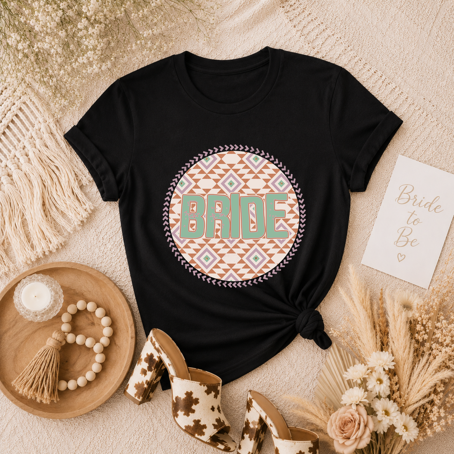 PASTEL TRIBAL BRIDE - DTF TRANSFER