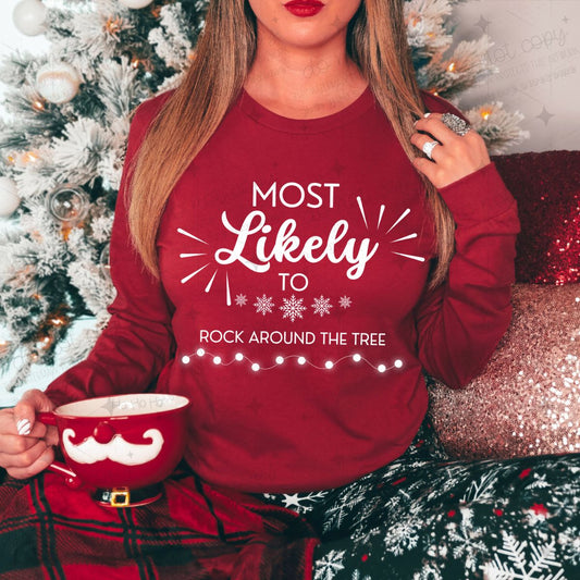 ROCK AROUND THE TREE - DTF TRANSFER