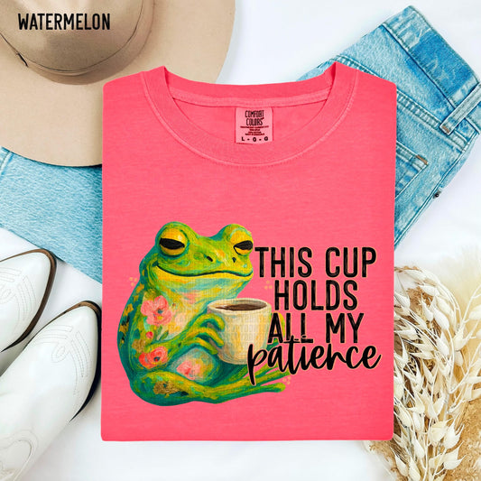 THIS CUP HOLDS ALL MY PATIENCE *OLLIE AND CO EXCLUSIVE* - DTF TRANSFER