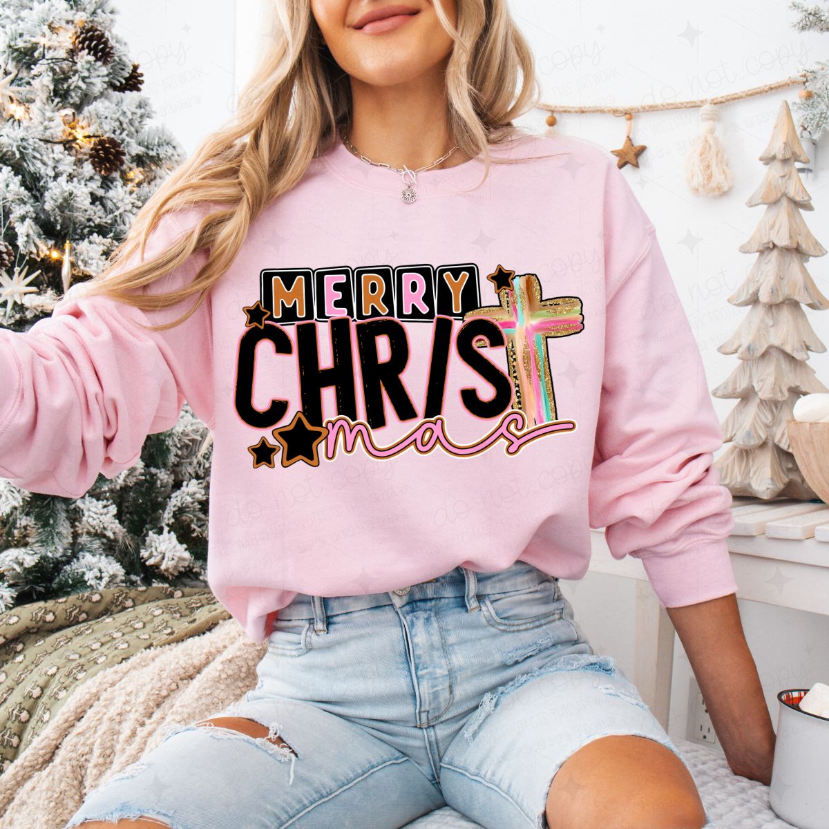 MERRY CHRIST MAS - DTF TRANSFER