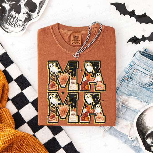 MAMA - FAUX GLITTER - DTF TRANSFER