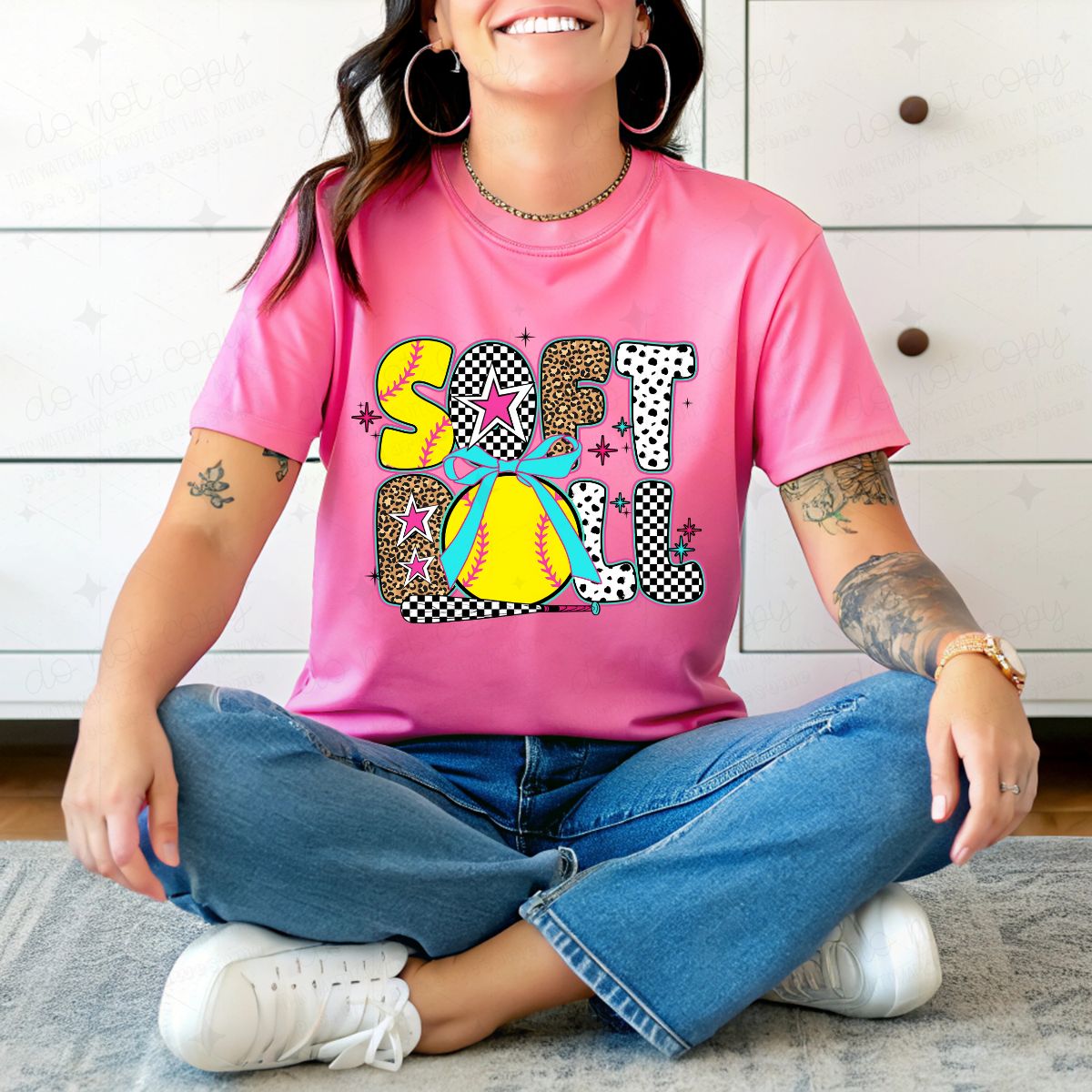 COQUETTE SOFTBALL - DTF TRANSFER