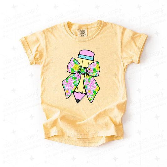 COQUETTE PREPPY PENCIL - DTF TRANSFER