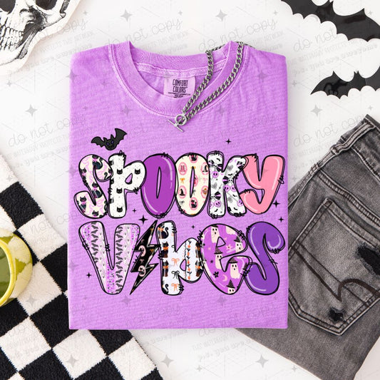 COQUETTE SPOOKY VIBES - DTF TRANSFER