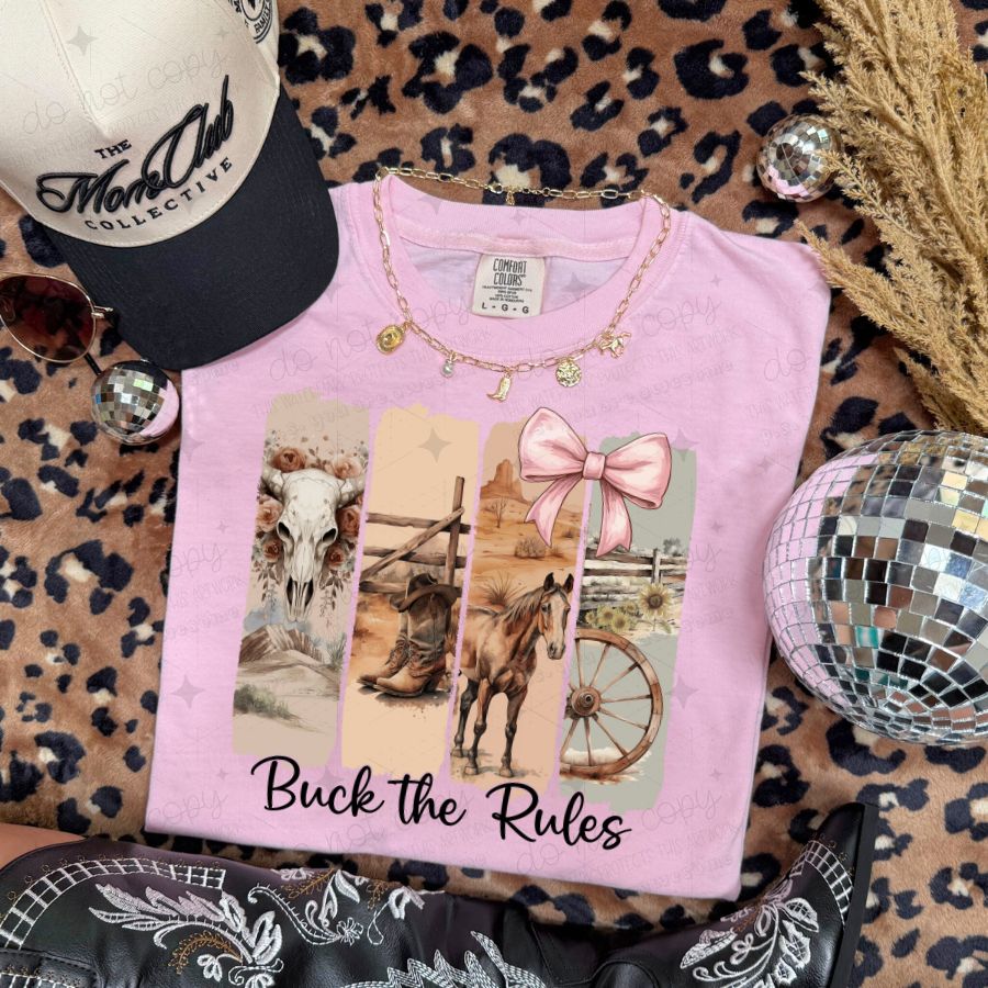 COQUETTE BUCK THE RULES - DTF TRANSFER