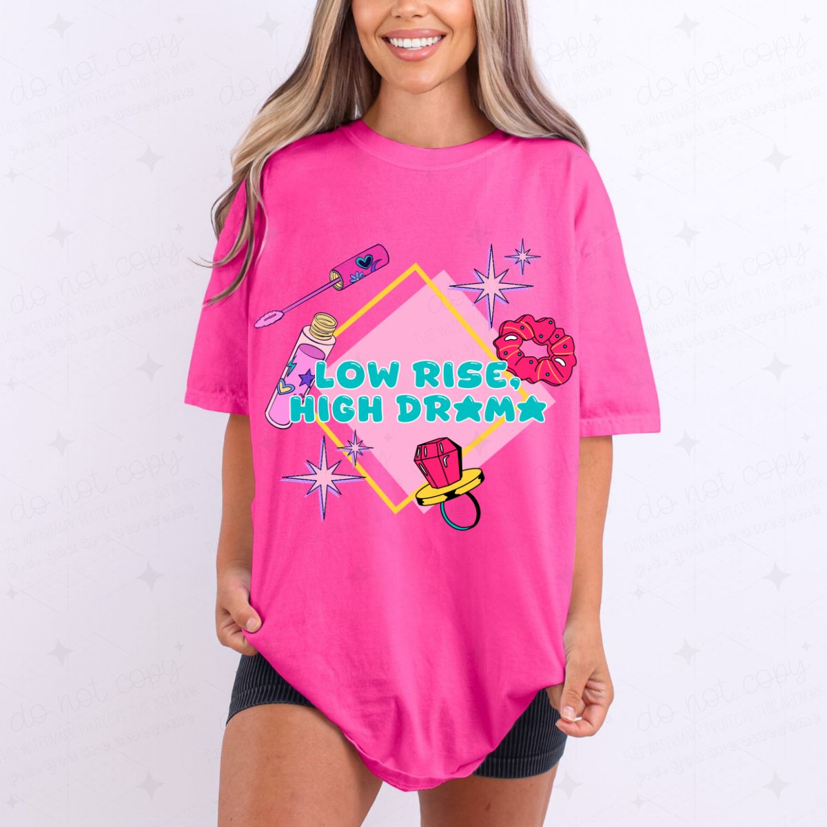 LOW RISE HIGH DRAMA - DTF TRANSFER