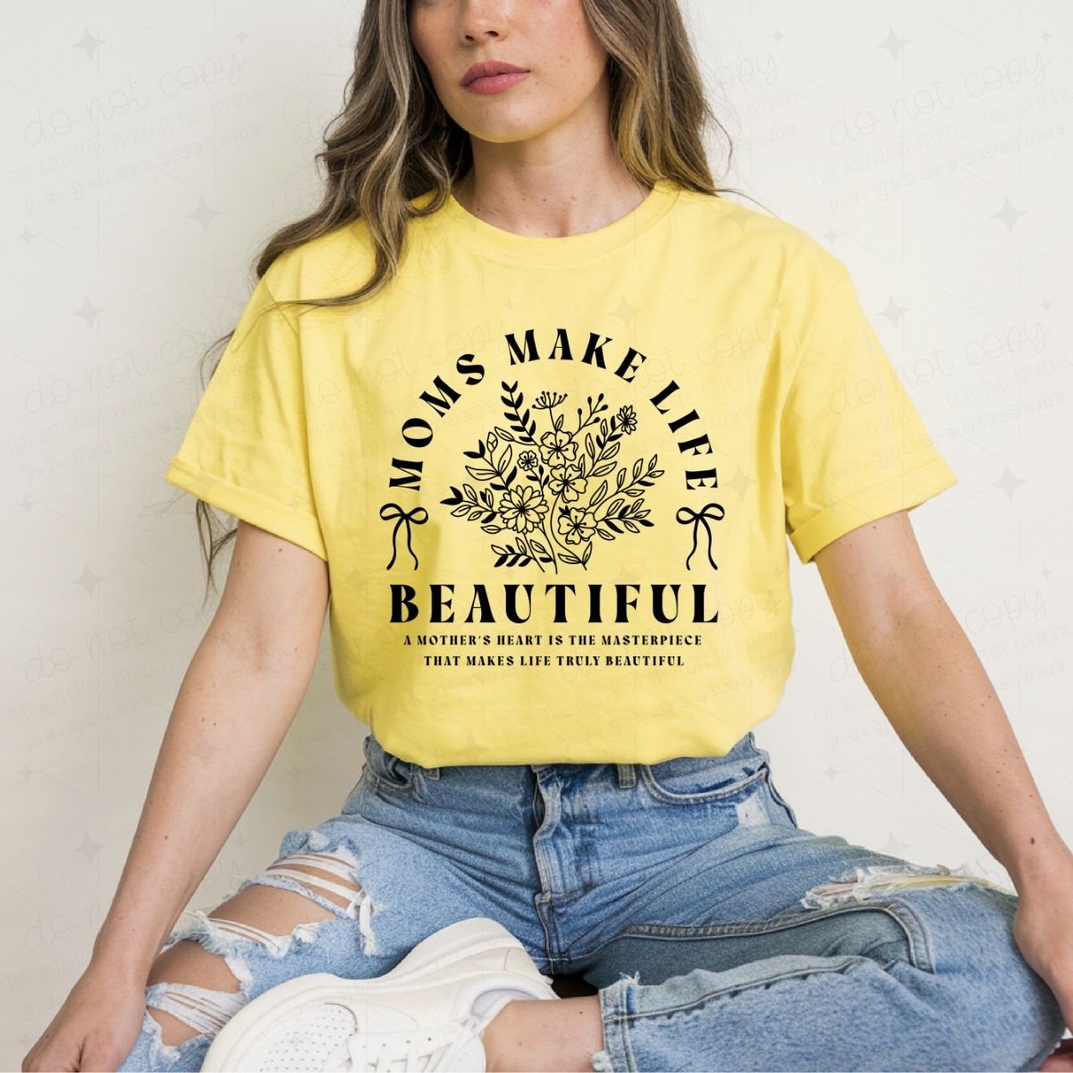 COQUETTE MOMS MAKE LIFE BEAUTIFUL - DTF TRANSFER