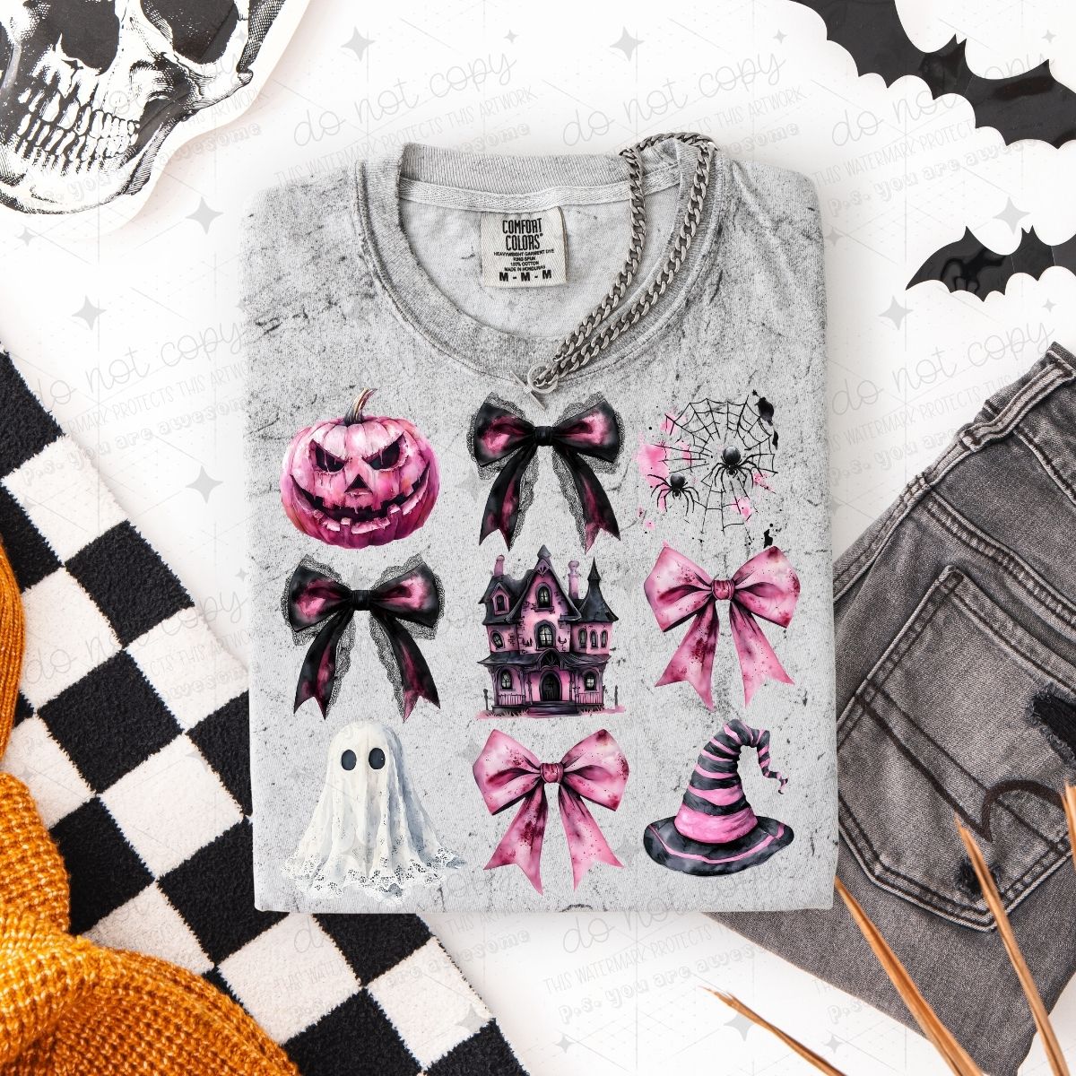 COQUETTE HALLOWEEN GRID - DTF TRANSFER