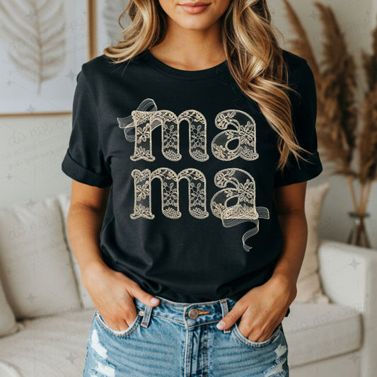 COQUETTE MAMA - FAUX LACE - DTF TRANSFER