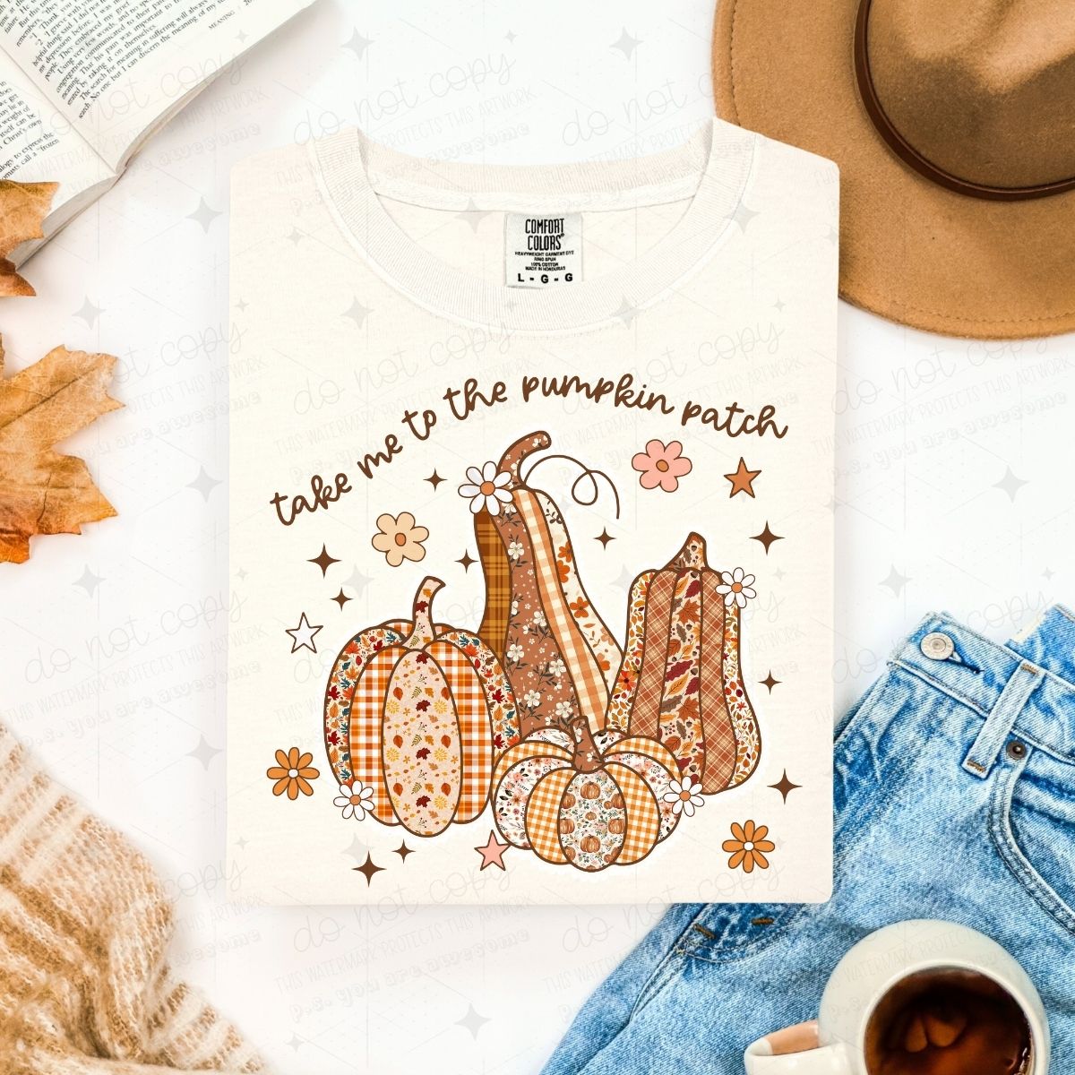 TAKE ME TO THE PUMPKIN PATCH - DTF TRANSFER