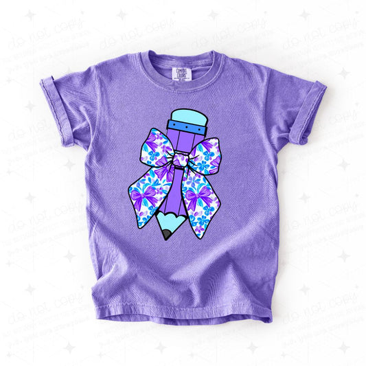 COQUETTE PREPPY PENCIL - DTF TRANSFER