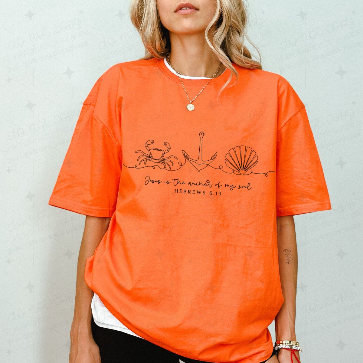 JESUS IS THE ANCHOR OF MY SOUL - DTF TRANSFER